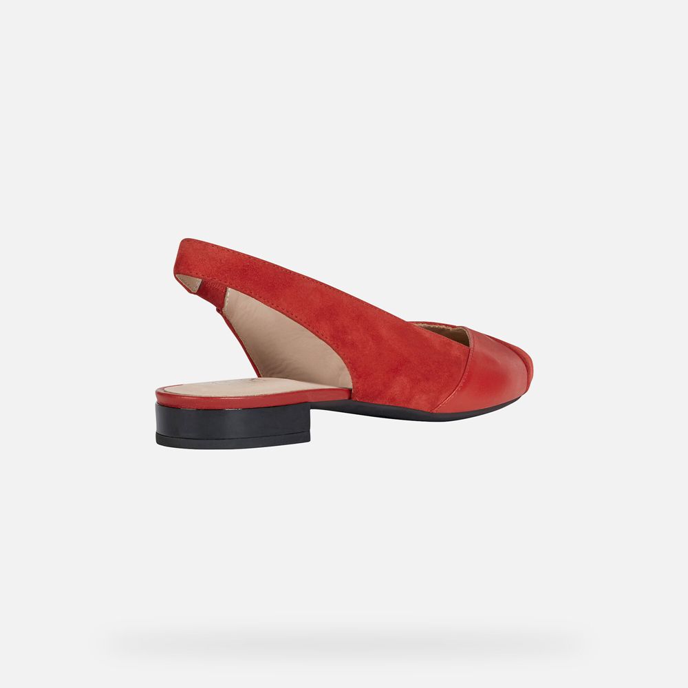 Ballerines Geox Charyssa - Rouge - Femme 150342-NKO